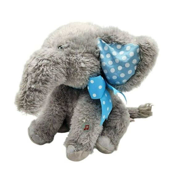 Cuddle Barn “Elliot” Elephant Song Motion Dance 12” Animated Plush - Picture 1 of 5